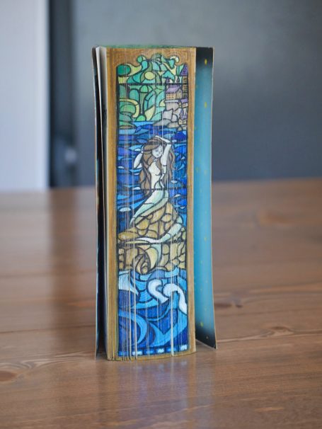 Harry Potter Book 4, the Goblet of Fire, Custom book edge paintings