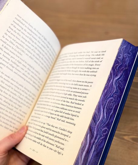 Exquisite Captive, Heather Demetrios. Book edge paintings for sale, custom orders. Shallow Lake, ON